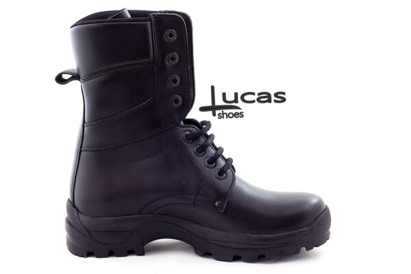 350 Bocanci din piele naturala Lucas Shoes culoare negru