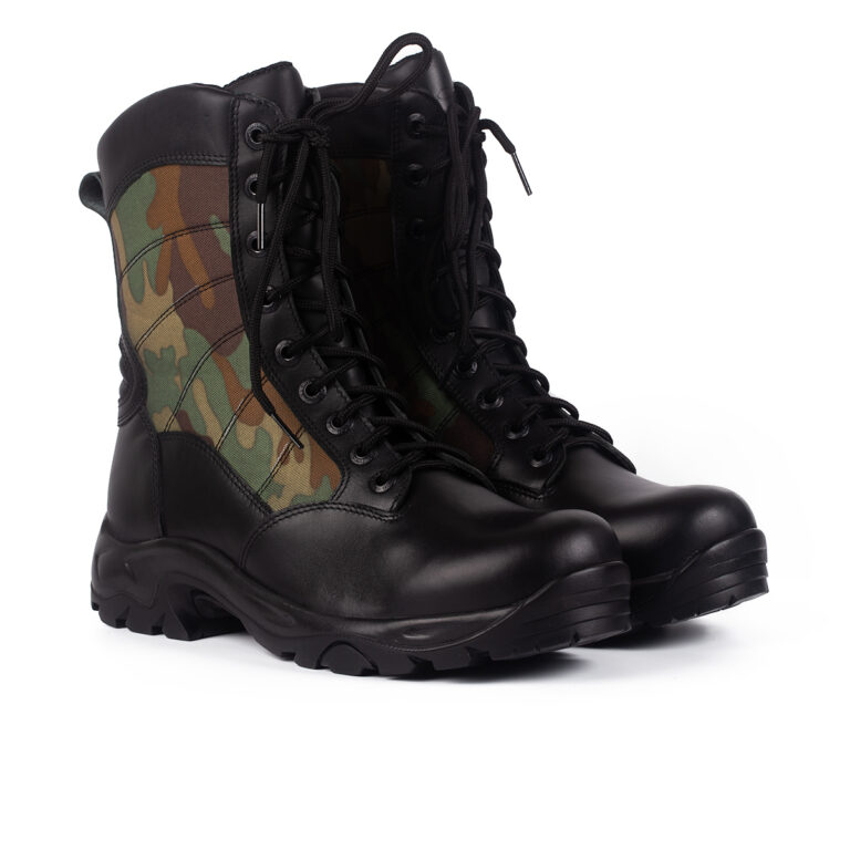 Bocanci barbati 374 negru camuflaj - imagine 2