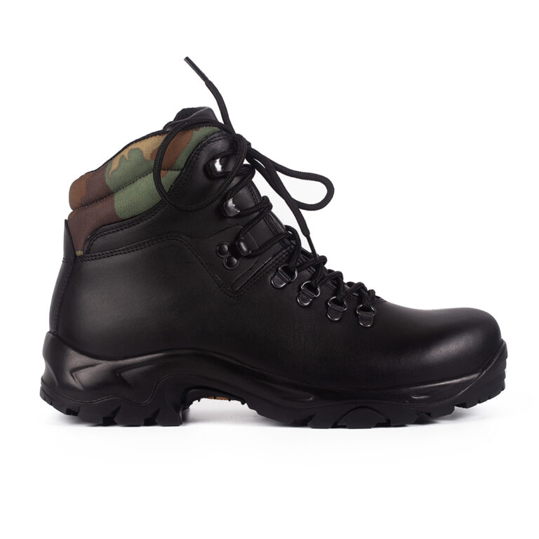 Bocanci barbati 384 negru camuflaj - imagine 1