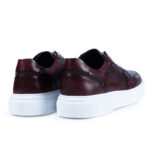Sneaker 004 bordo maro - imagine 3