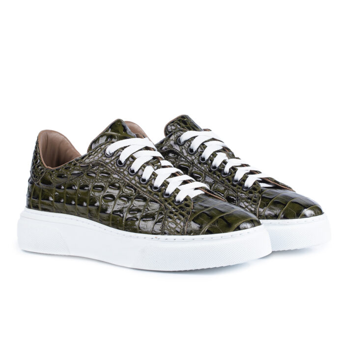 Sneaker 510 croco verde - imagine 2