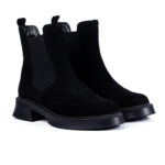 Ghete 400 Negru Velur - imagine 2