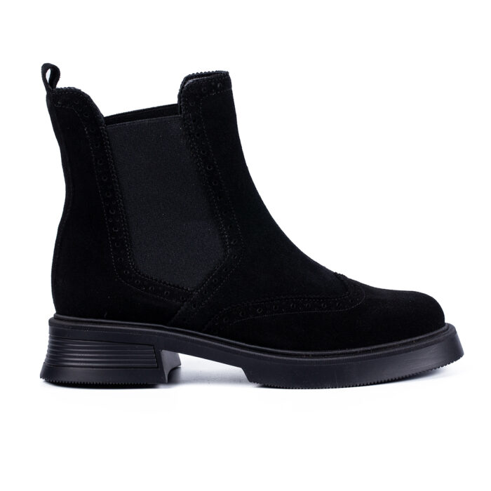 Ghete 400 Negru Velur - imagine 1