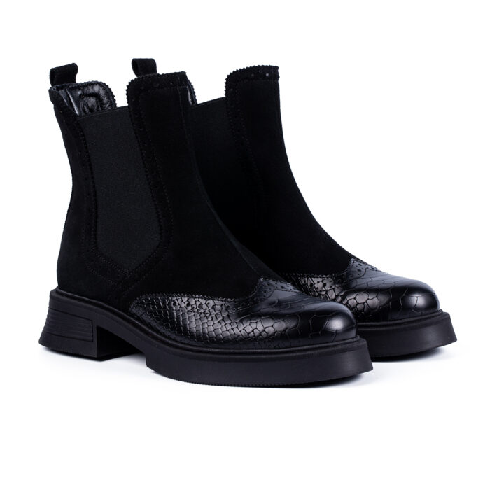 Ghete 400 Croco Negru - imagine 2