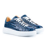 Sneaker 510 croco blue - imagine 2
