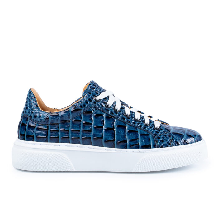 Sneaker 510 croco blue - imagine 1