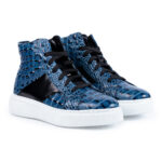 Ghete 855 Croco Blue - imagine 2