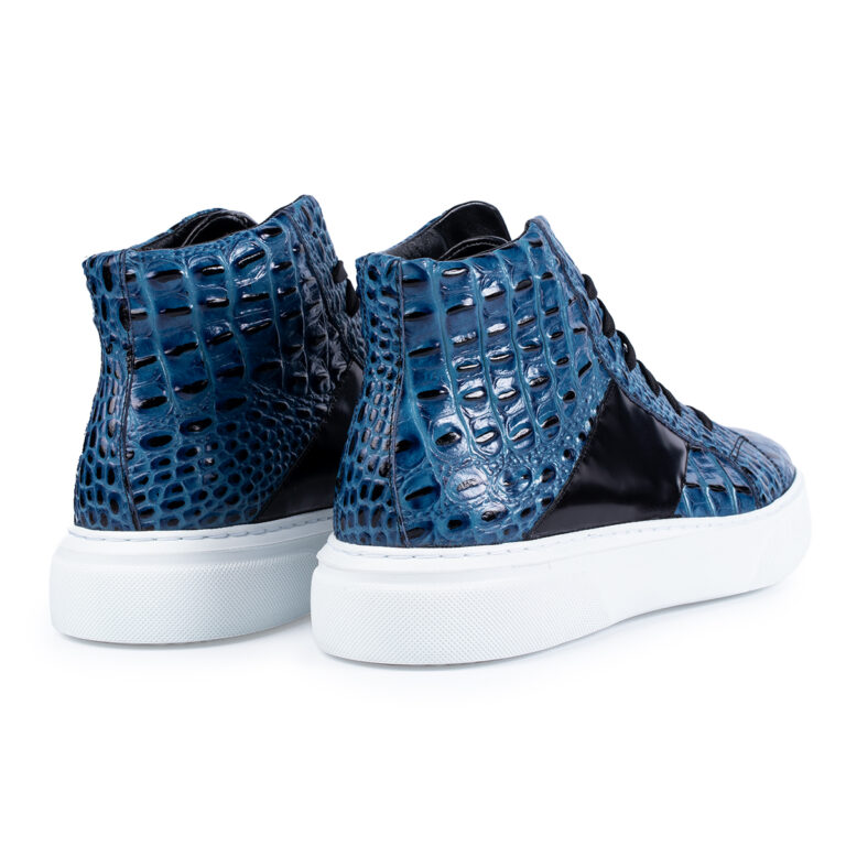 Ghete 855 Croco Blue - imagine 3