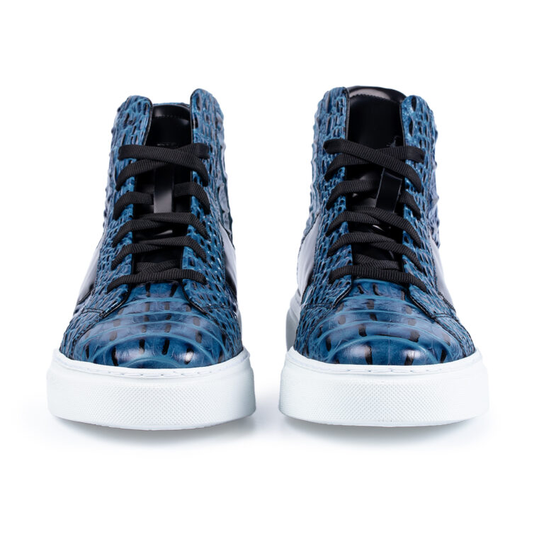 Ghete 855 Croco Blue - imagine 4