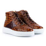 Ghete 855 Croco Maro - imagine 2