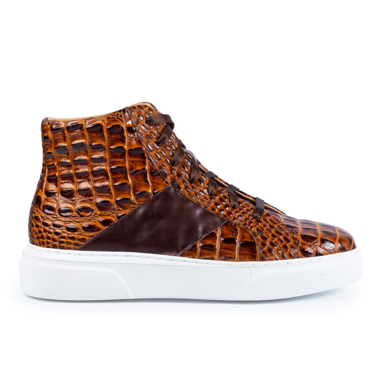 Ghete 855 Croco Maro - imagine 1
