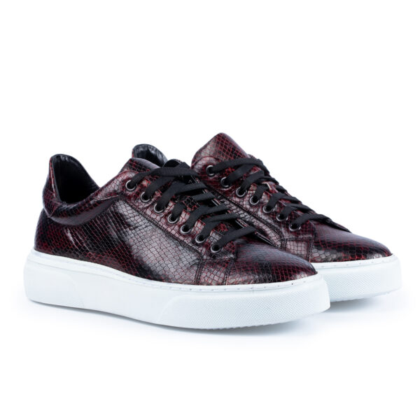 Sneaker 510 Snake Bordeaux - imagine 2