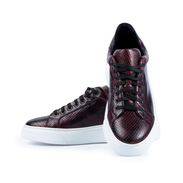 Sneaker 510 Snake Bordeaux - imagine 4