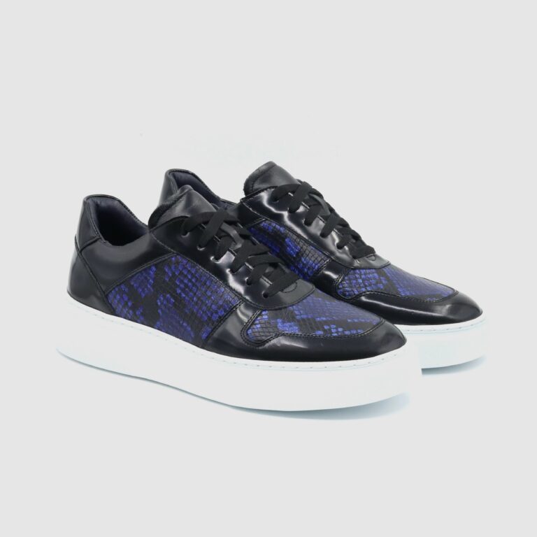 Sneaker 001 Blue Snake - imagine 2