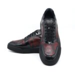 Sneaker 001 Rosso Snake - imagine 4