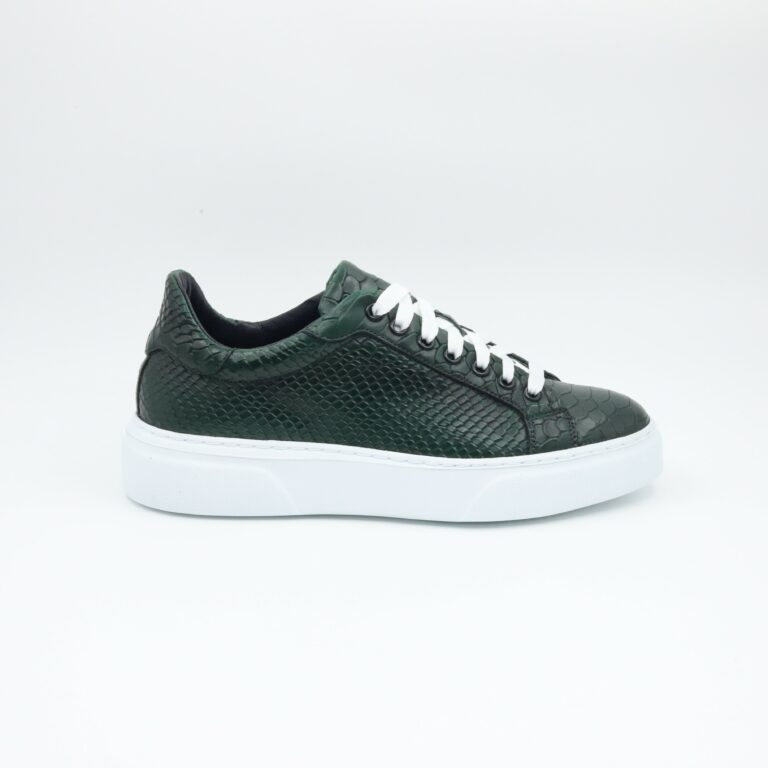 Sneaker 513 Green Crocco - imagine 1