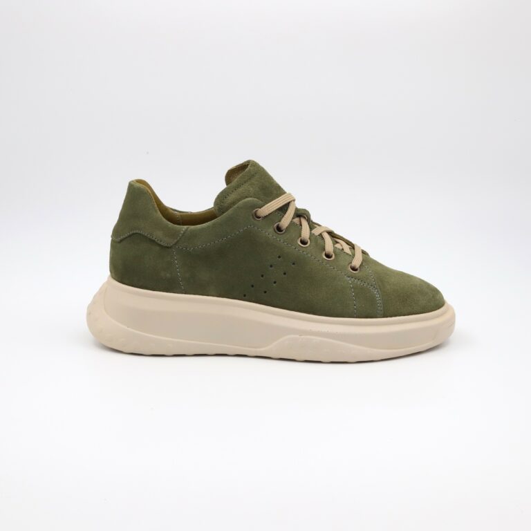 Sneaker 5101 RV Green Velur - imagine 1