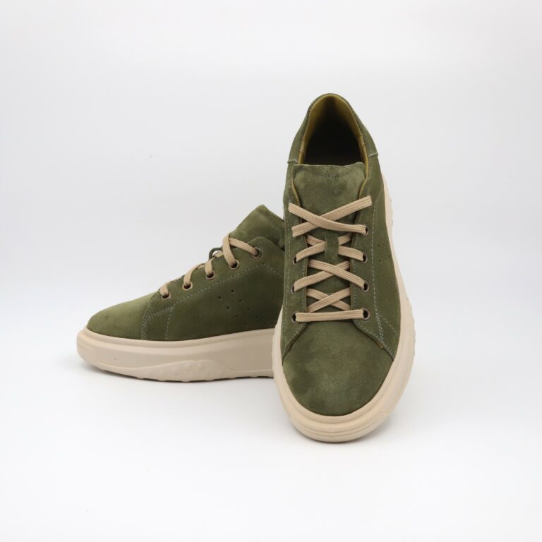 Sneaker 5101 RV Green Velur - imagine 3