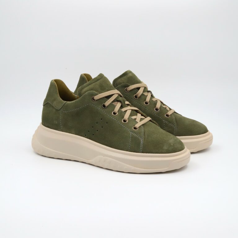 Sneaker 5101 RV Green Velur - imagine 2