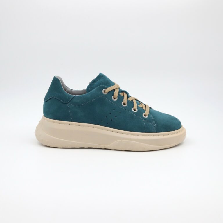 Sneaker 5101 RV Turquoise Velur - imagine 1
