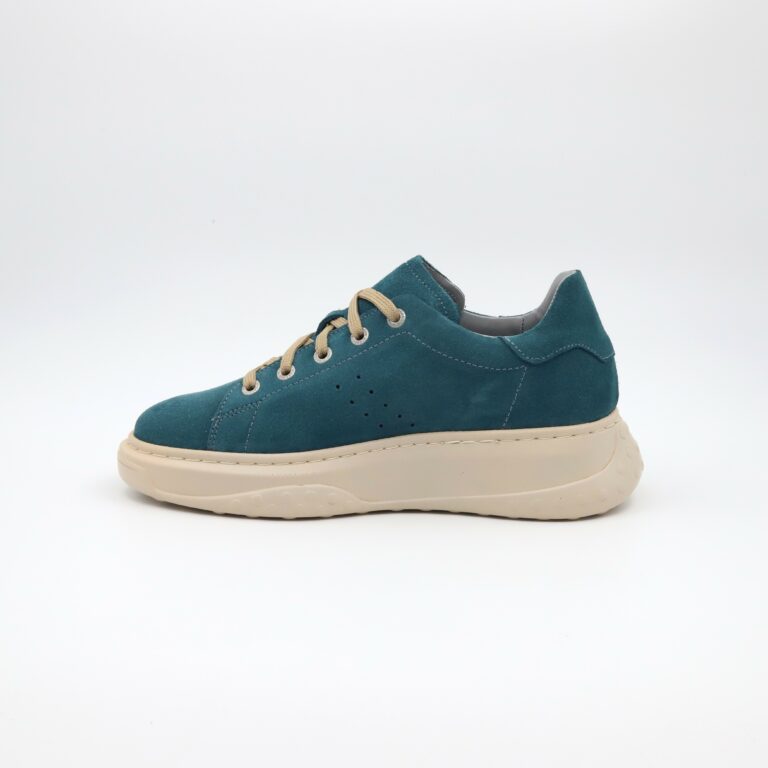 Sneaker 5101 RV Turquoise Velur - imagine 4