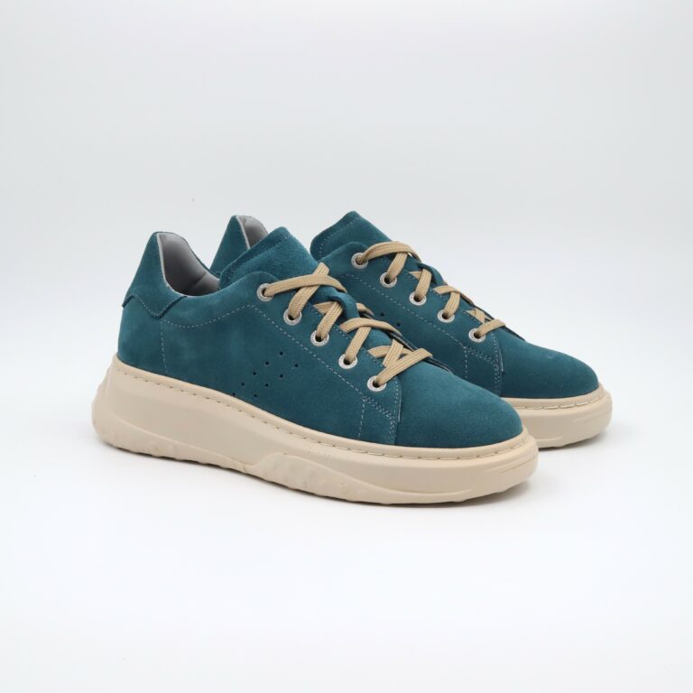 Sneaker 5101 RV Turquoise Velur - imagine 2