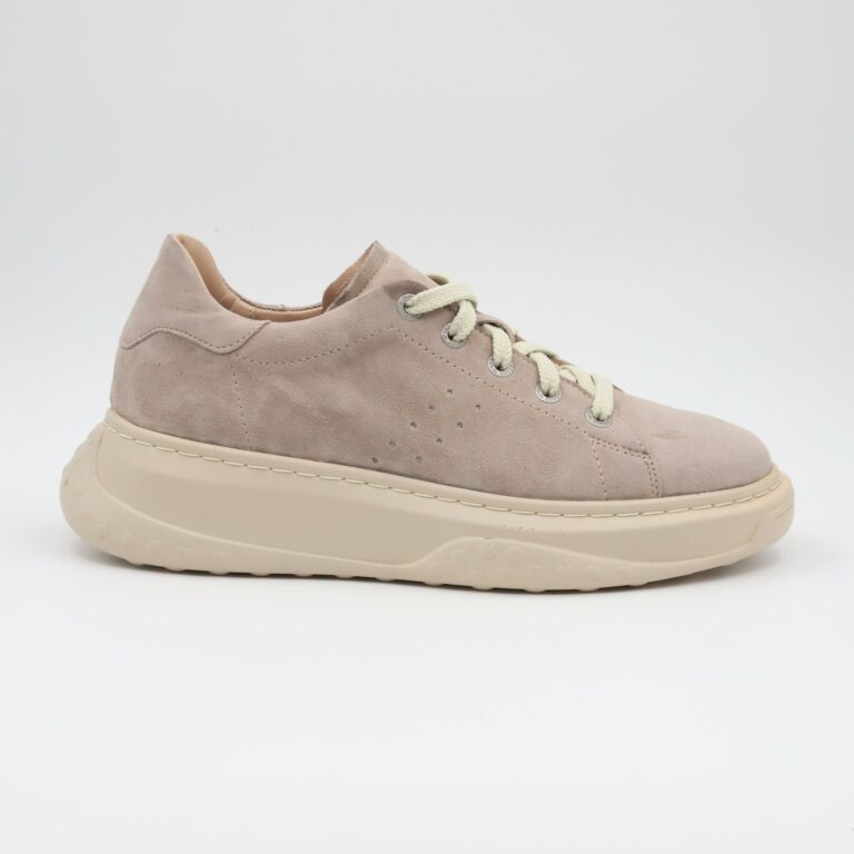 Sneaker 5101 RV Light Beige Velur - imagine 1