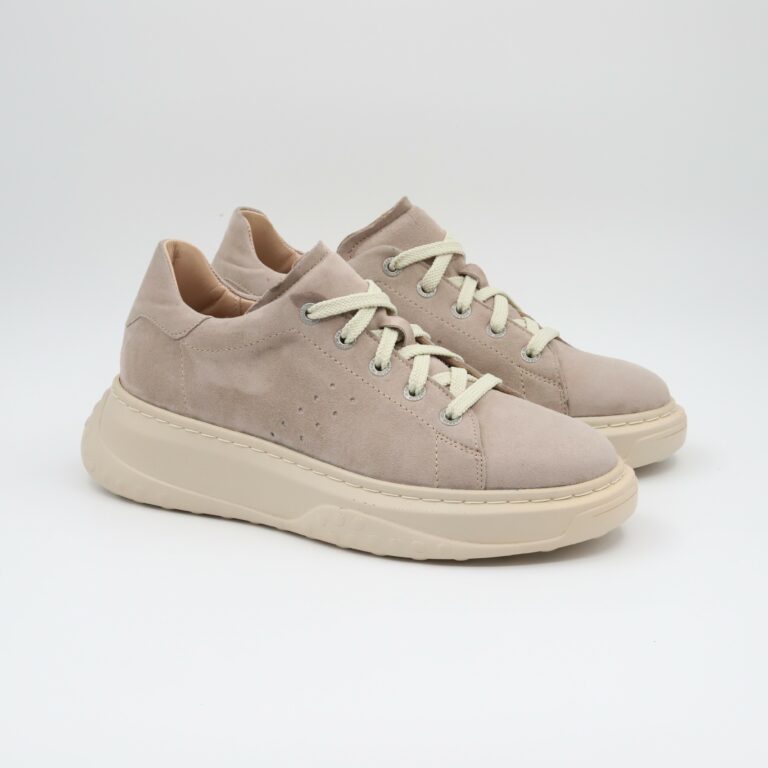 Sneaker 5101 RV Light Beige Velur - imagine 2