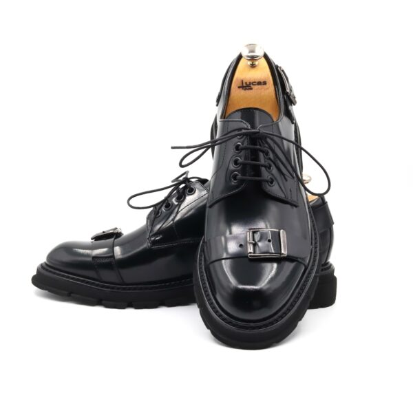 Elegant Buckle Oxford Negru - imagine 4
