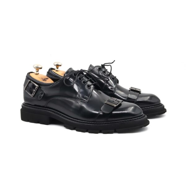 Elegant Buckle Oxford Negru - imagine 2