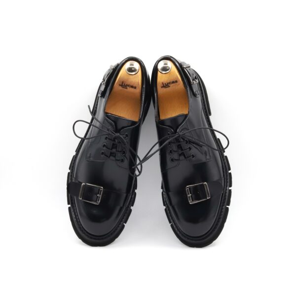 Elegant Buckle Oxford Negru - imagine 3