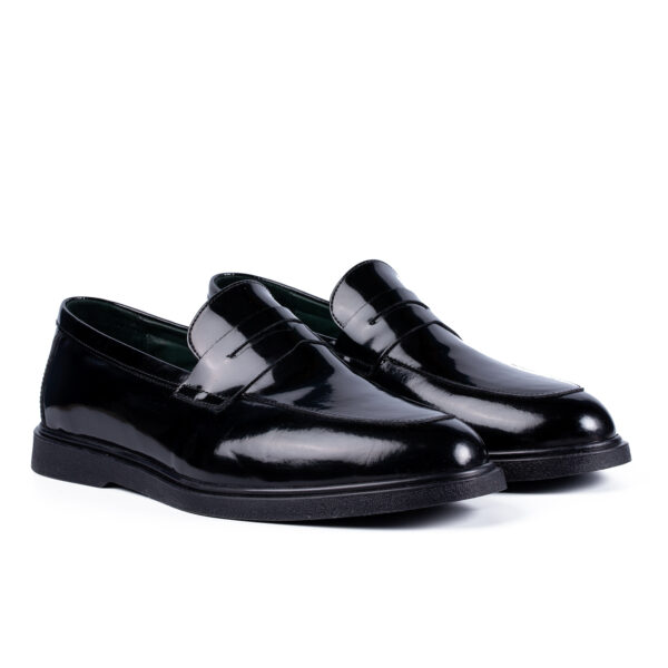 Casual Ezra Negru Lac - imagine 2