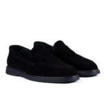 Casual Ezra Negru Velur - imagine 2