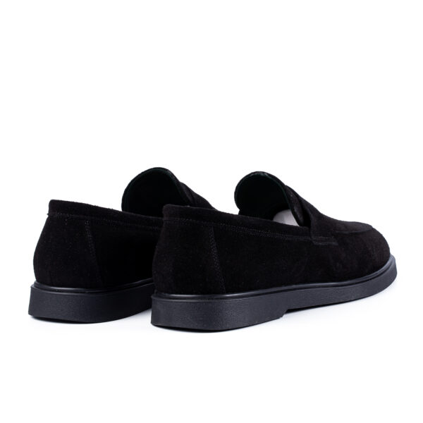 Casual Ezra Negru Velur - imagine 3