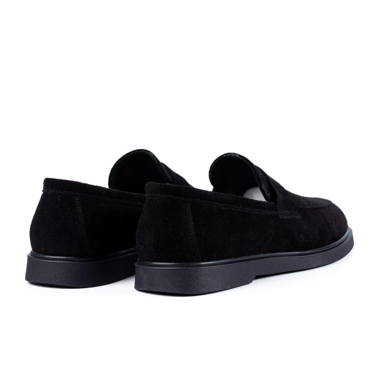Casual Ezra Negru Velur - imagine 3