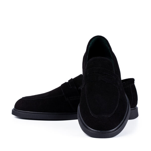 Casual Ezra Negru Velur - imagine 4