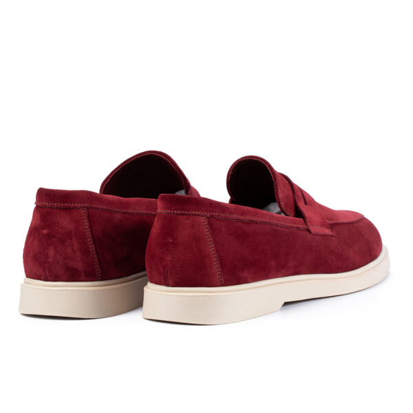 Casual Ezra Rosso Velur - imagine 3