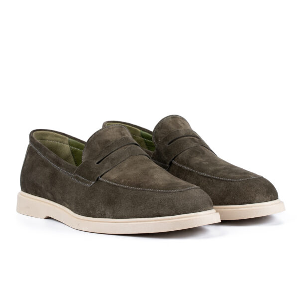 Casual Ezra Verde Velur - imagine 2
