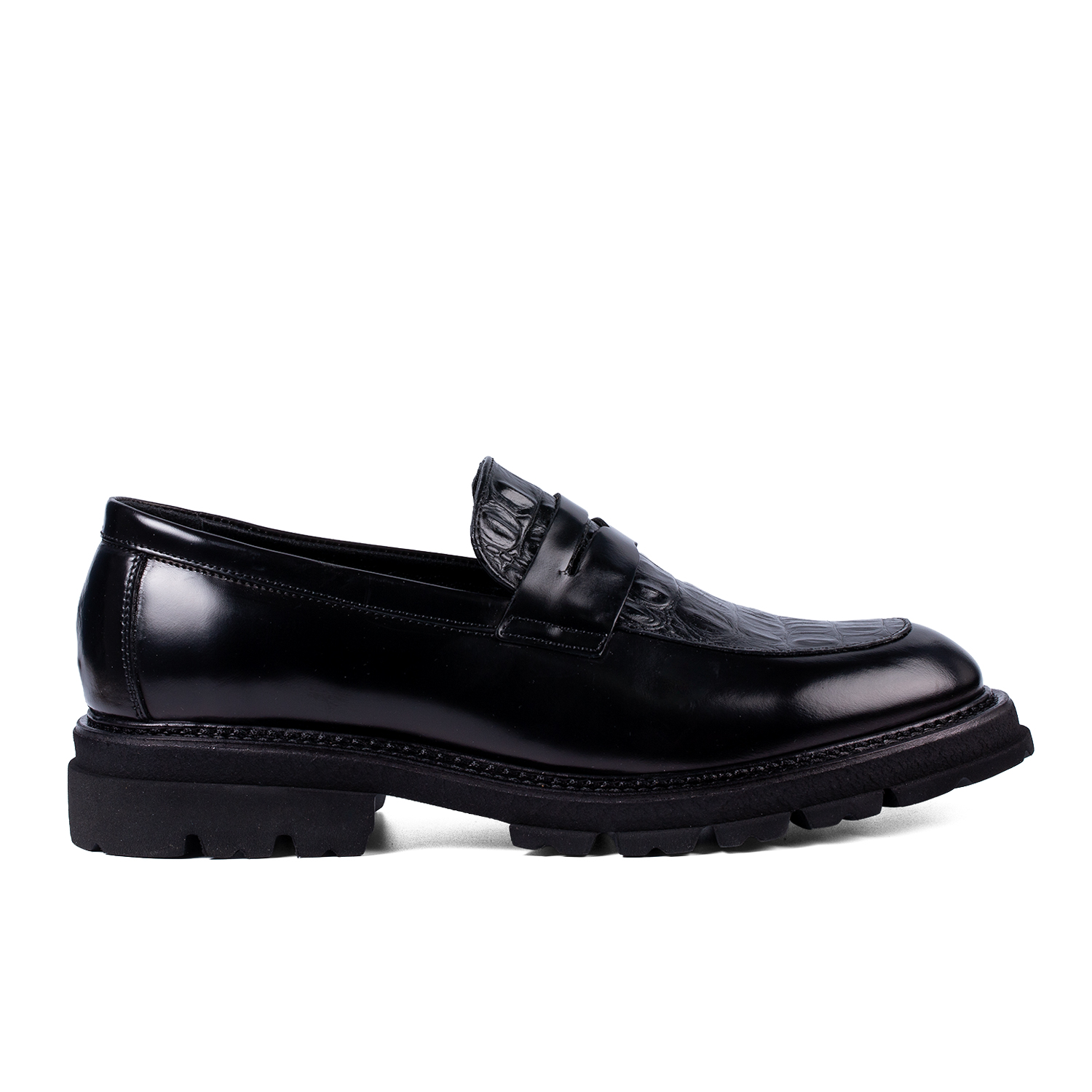 ezra-negru-croco-ukr-3 Mocasin Ezra Ukr Negru Croco - imagine 1