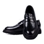 Mocasin Ezra Ukr Negru Croco - imagine 2