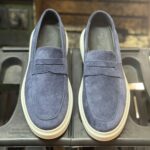 Loafers Ezra Blue Velur - imagine 6