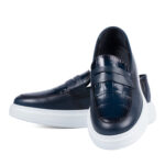 Loafers Ezra Blue Croc - imagine 4