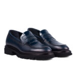 Mocasin Ezra Ukr Croco Blue - imagine 2