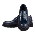 Mocasin Ezra Ukr Croco Blue - imagine 4