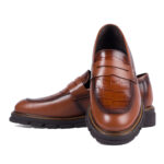 Mocasin Ezra Ukr Croco Coniac - imagine 4