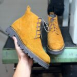 Ghete 850 Velur Mustard Yellow UKR