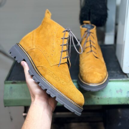 Ghete 850 Velur Mustard Yellow UKR